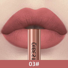 Long-Lasting Waterproof Matte Liquid Lipstick - Velvet Nude Red Tint Lip Gloss - Talin Store