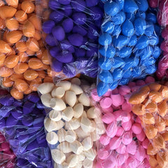 Vibrant Teardrop Makeup Sponge - Ultra Soft, Washable & Latex-Free Beauty Blender (1 Piece) - Beveling Mixedcolor