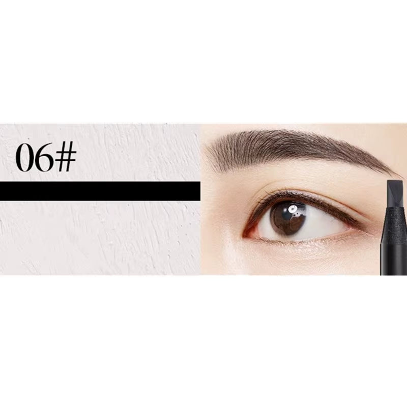 Hard Core Waterproof White Eyeliner - Long-Lasting Permanent Makeup Eyebrow Pencil for Makeup Artists