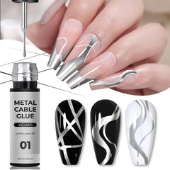 5Ml Nail Metal Cable Adhesive Hoy Edge Painted